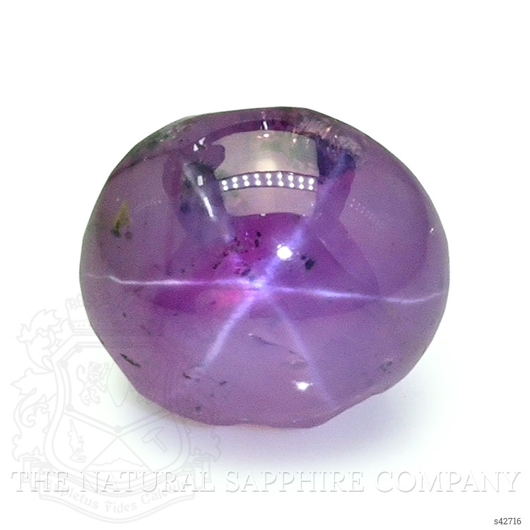 2.06 Ct. Pinkish Purple Star Sapphire from Ceylon (Sri Lanka)