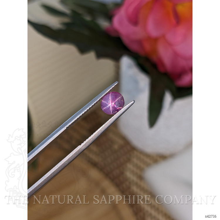 2.06 Ct. Pinkish Purple Star Sapphire from Ceylon (Sri Lanka)