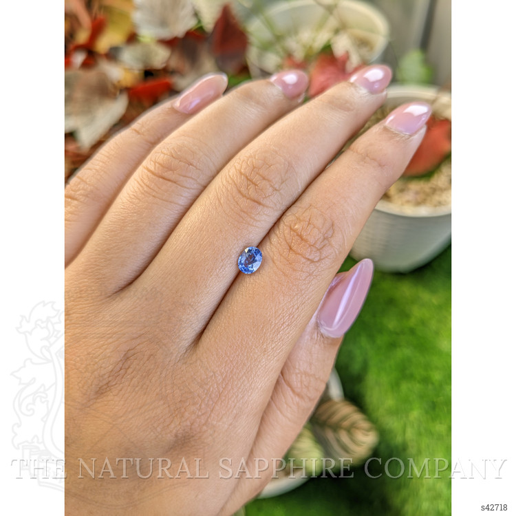 0.64 Ct. Blue Sapphire from Ceylon (Sri Lanka)
