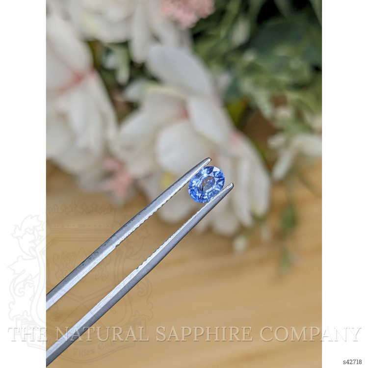 0.64 Ct. Blue Sapphire from Ceylon (Sri Lanka)