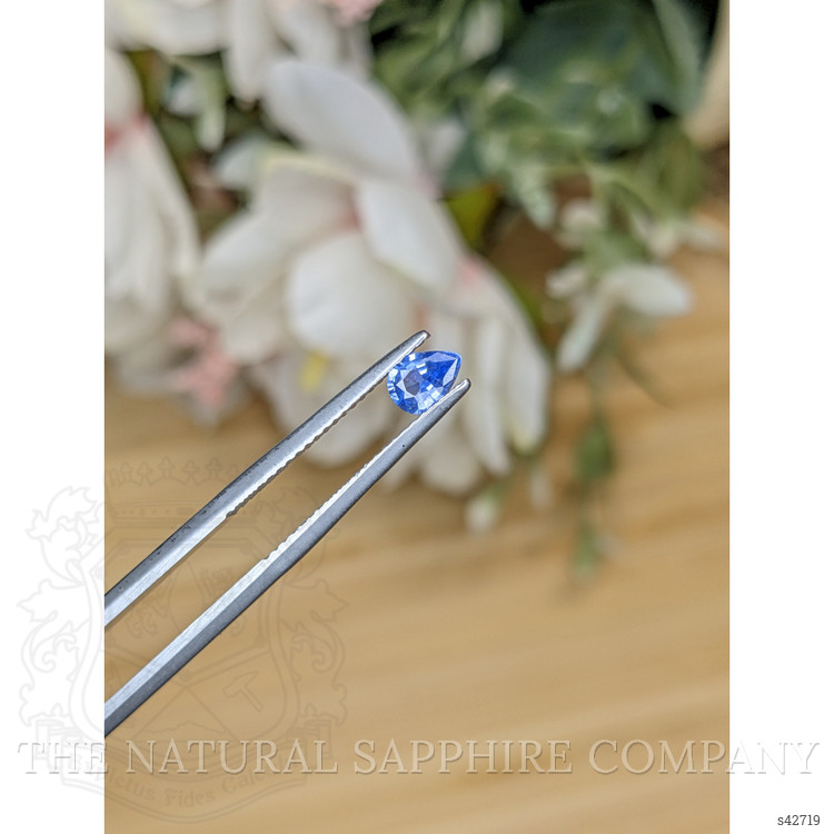 0.37 Ct. Blue Sapphire from Ceylon (Sri Lanka)