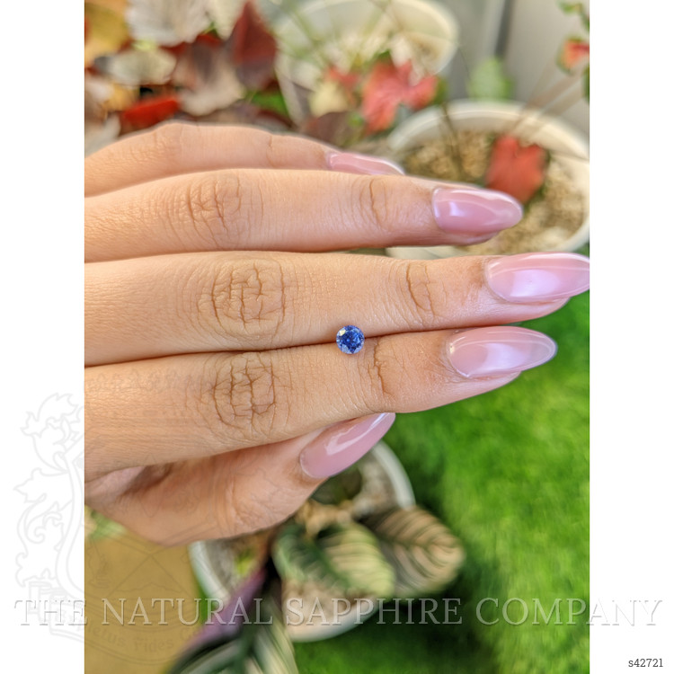 0.62 Ct. Blue Sapphire from Ceylon (Sri Lanka)