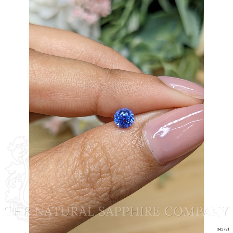 0.62 Ct. Blue Sapphire from Ceylon (Sri Lanka)