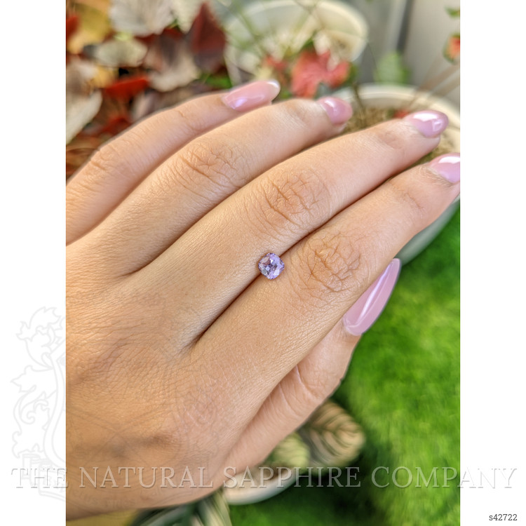 0.60 Ct. Purple Sapphire from Ceylon (Sri Lanka)