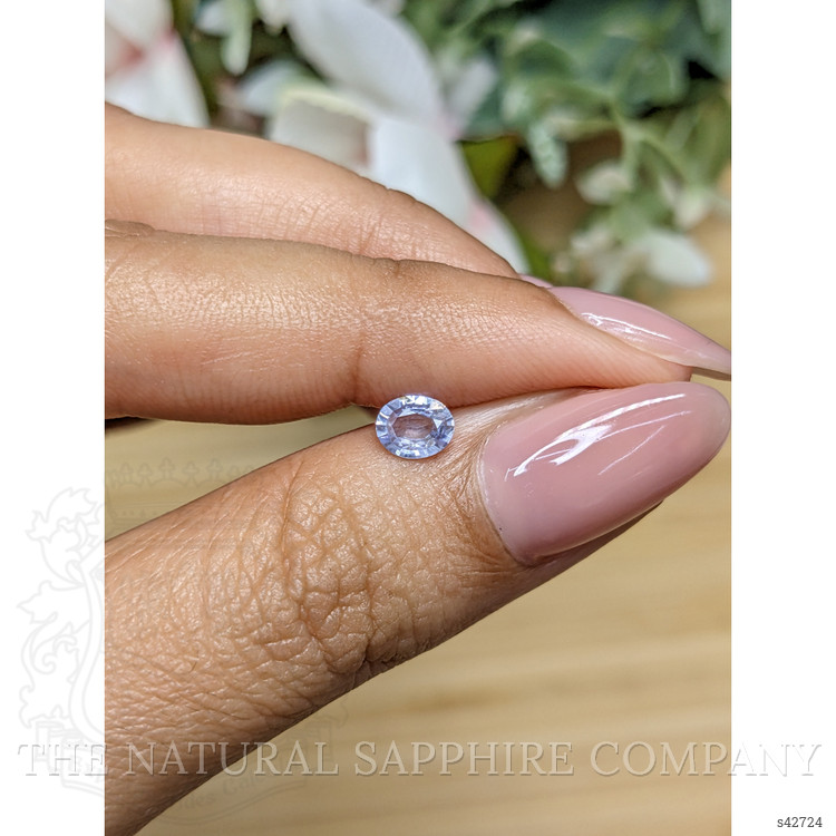 0.44 Ct. Violet Sapphire from Ceylon (Sri Lanka)