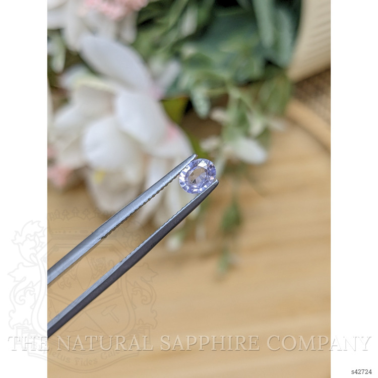 0.44 Ct. Violet Sapphire from Ceylon (Sri Lanka)