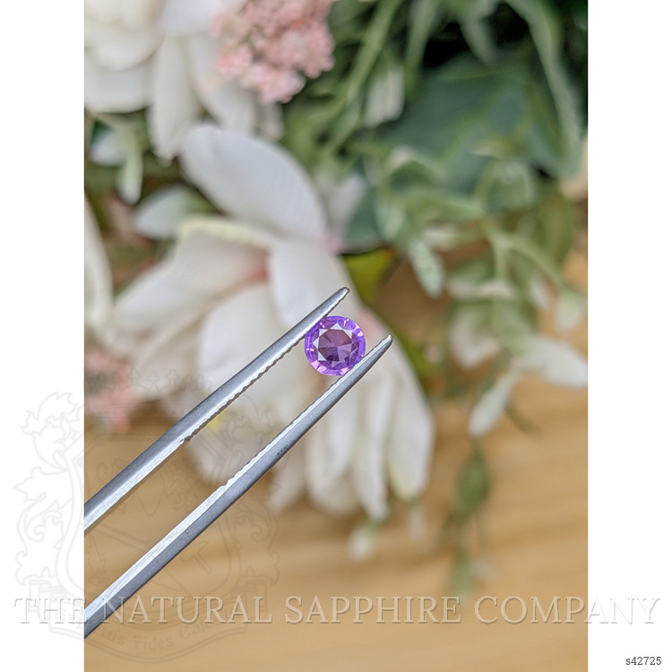 0.52 Ct. Pinkish Purple Sapphire from Ceylon (Sri Lanka)