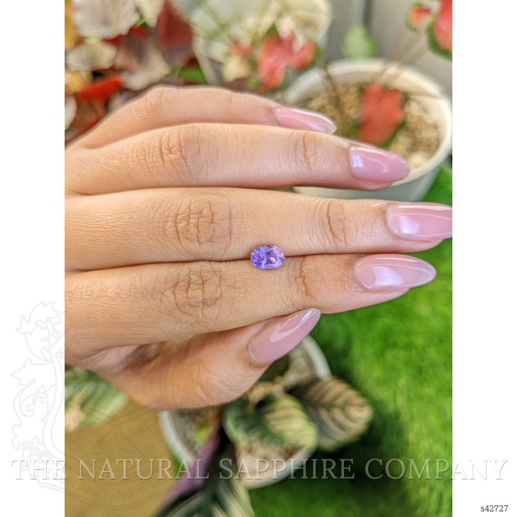 1.03 Ct. Pinkish Purple Sapphire from Ceylon (Sri Lanka)