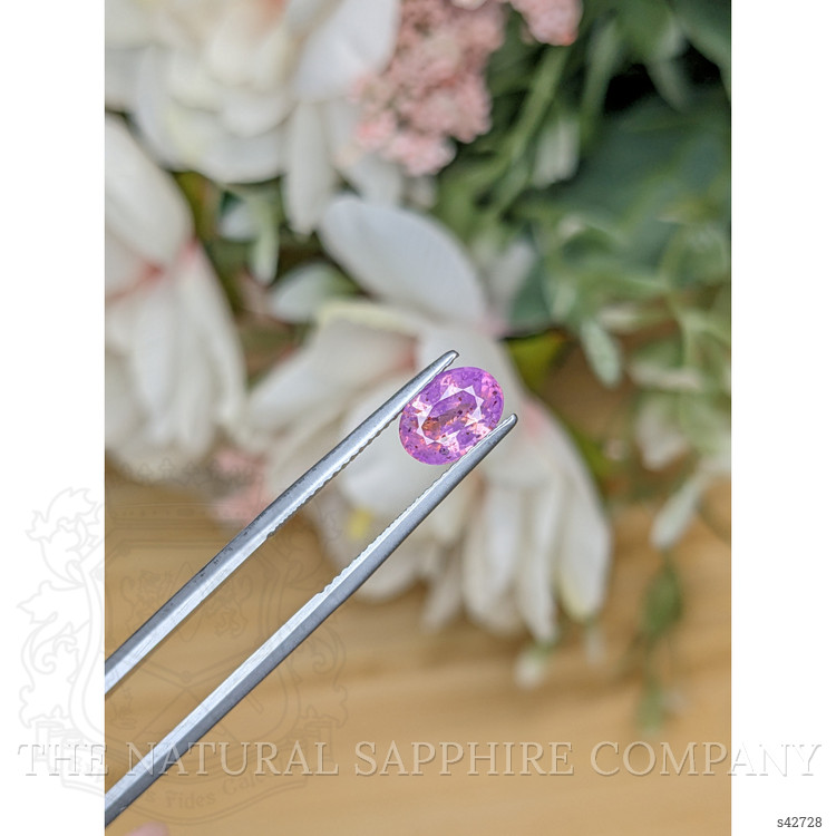 1.56 Ct. Pinkish Purple Sapphire from Ceylon (Sri Lanka)
