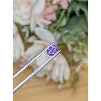 0.88 Ct. Purple Sapphire from Ceylon (Sri Lanka) Life Style