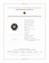 0.25 Ct. Pink Sapphire from Ceylon (Sri Lanka) Scan Report