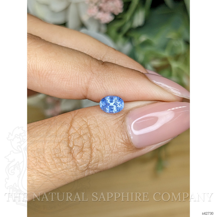 0.75 Ct. Blue Sapphire from Ceylon (Sri Lanka)