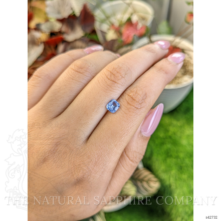 0.88 Ct. Blue Sapphire from Ceylon (Sri Lanka)