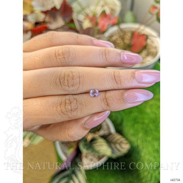 0.40 Ct. Purple Sapphire from Ceylon (Sri Lanka)