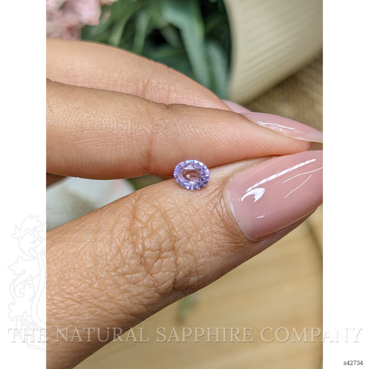 0.40 Ct. Purple Sapphire from Ceylon (Sri Lanka)