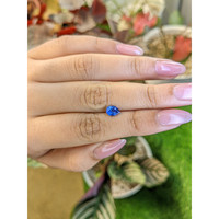 0.84 Ct. Blue Sapphire from Ceylon (Sri Lanka) Life Style