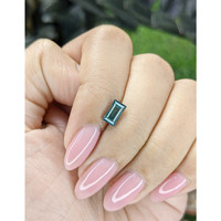 1.15 Ct. Bluish Green Sapphire from Madagascar Life Style