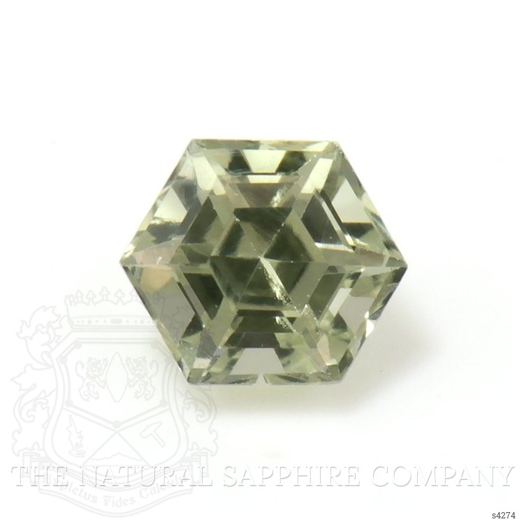 0.25 Ct. Green Sapphire from Ceylon (Sri Lanka)