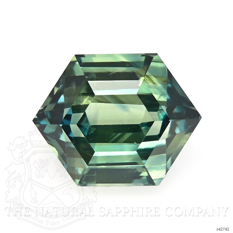 2.01 Ct. Bluish Green Sapphire from Madagascar