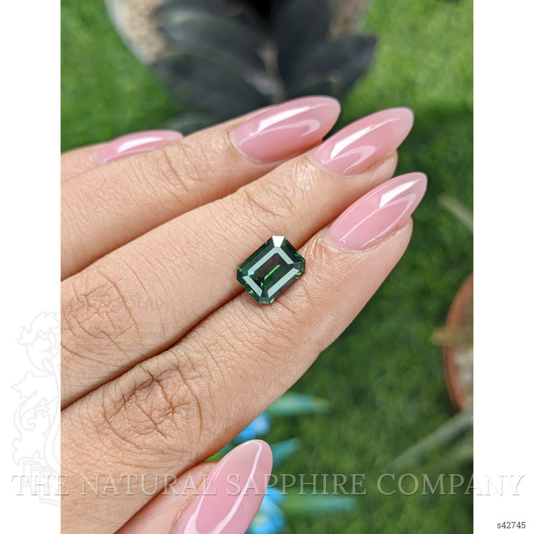 2.58 Ct. Bluish Green Sapphire from Madagascar