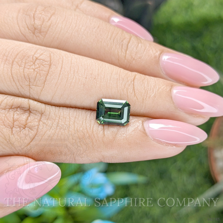 2.58 Ct. Bluish Green Sapphire from Madagascar