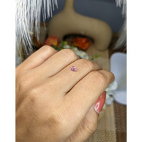 0.36 Ct. Padparadscha Sapphire from Ceylon (Sri Lanka) Life Style