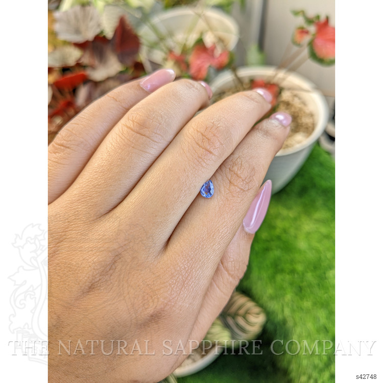 0.44 Ct. Blue Sapphire from Ceylon (Sri Lanka)