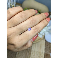 0.54 Ct. Pinkish Purple Sapphire from Ceylon (Sri Lanka) Life Style
