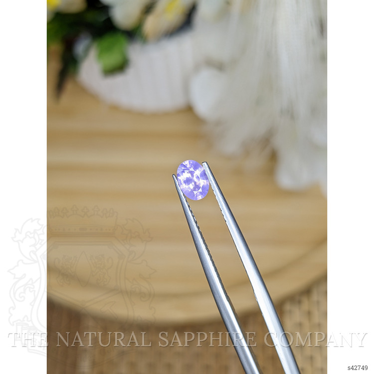 0.54 Ct. Pinkish Purple Sapphire from Ceylon (Sri Lanka)