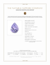 0.90 Ct. Pinkish Purple Sapphire from Ceylon (Sri Lanka) Scan Report