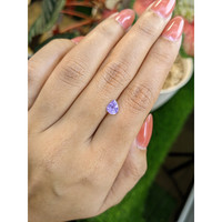 0.90 Ct. Pinkish Purple Sapphire from Ceylon (Sri Lanka) Life Style