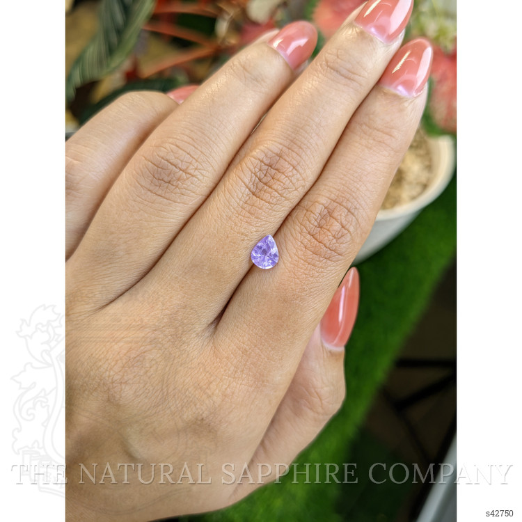 0.90 Ct. Pinkish Purple Sapphire from Ceylon (Sri Lanka)