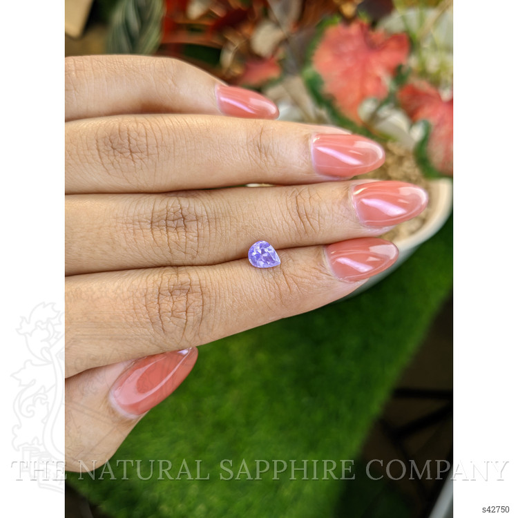 0.90 Ct. Pinkish Purple Sapphire from Ceylon (Sri Lanka)