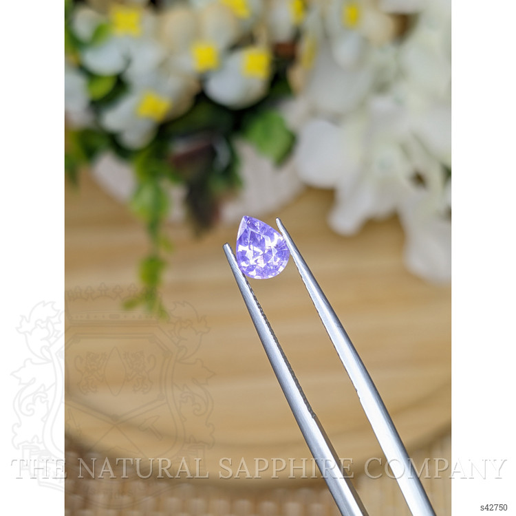 0.90 Ct. Pinkish Purple Sapphire from Ceylon (Sri Lanka)