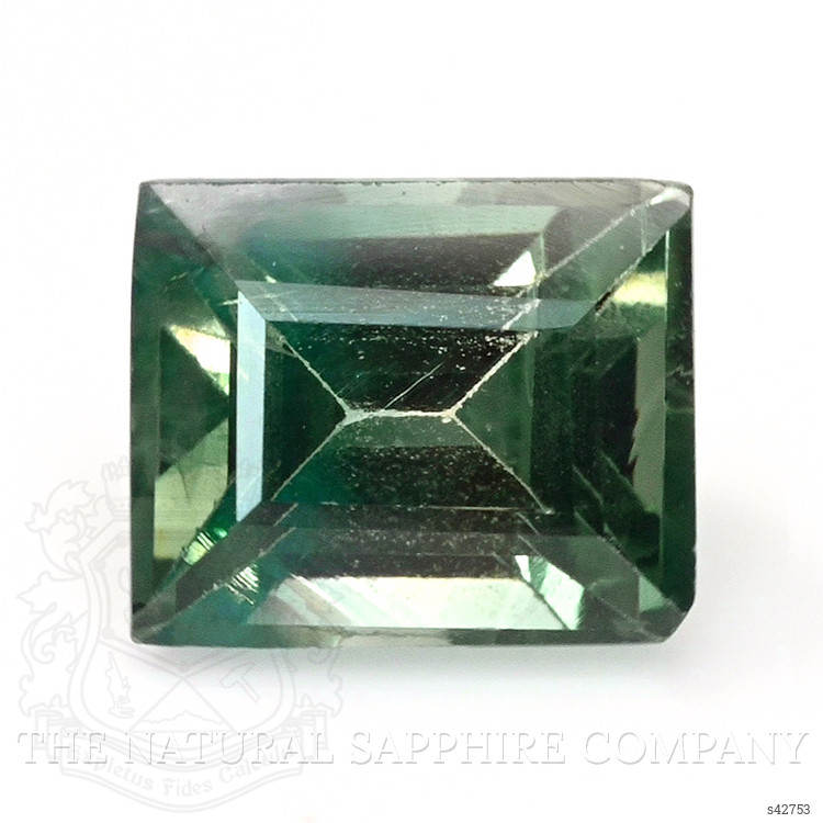 0.60 Ct. Bluish Green Sapphire from Ceylon (Sri Lanka)