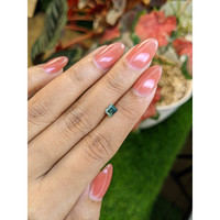 0.60 Ct. Bluish Green Sapphire from Ceylon (Sri Lanka) Life Style