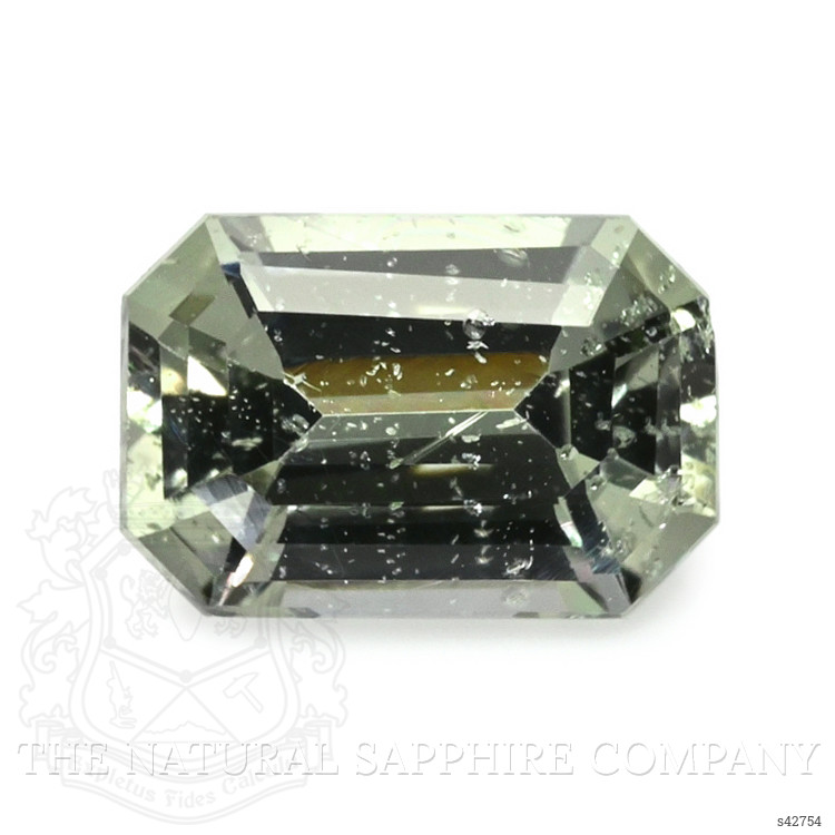 0.69 Ct. Yellowish Green Sapphire from Ceylon (Sri Lanka)