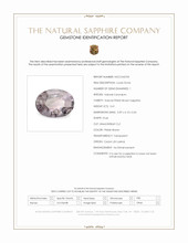0.41 Ct. Pinkish Brown Sapphire from Ceylon (Sri Lanka) Scan Report