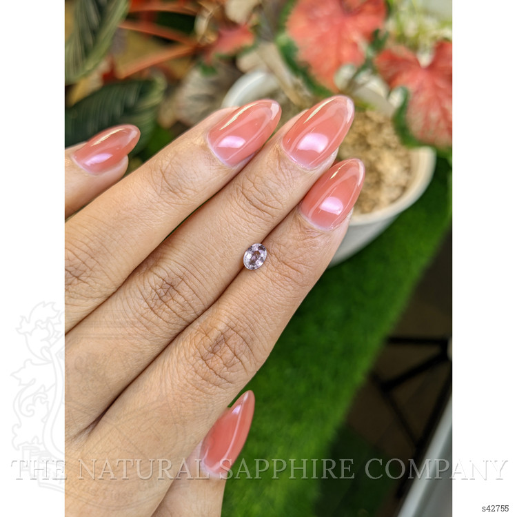 0.41 Ct. Pinkish Brown Sapphire from Ceylon (Sri Lanka)