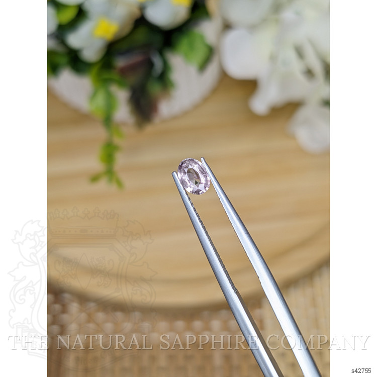 0.41 Ct. Pinkish Brown Sapphire from Ceylon (Sri Lanka)