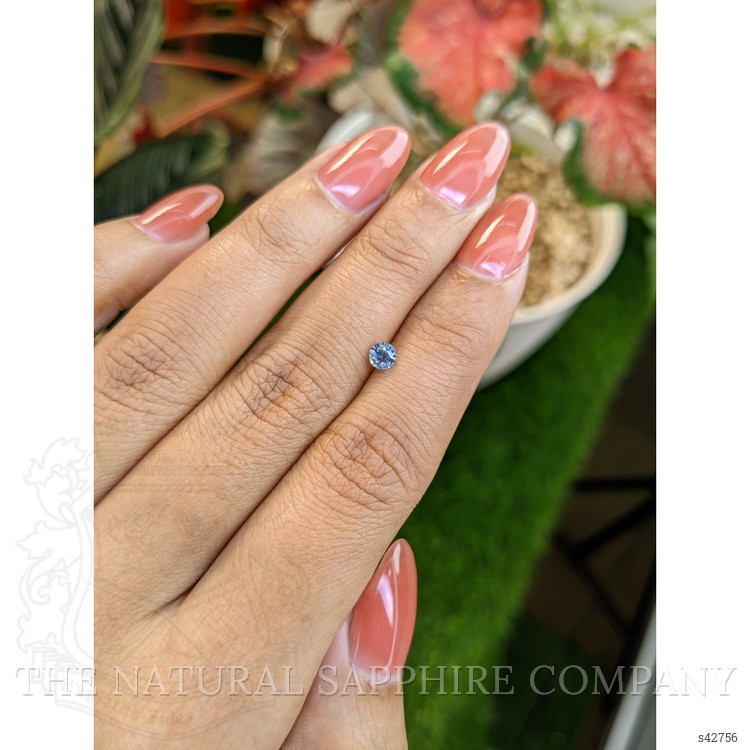 0.36 Ct. Greenish Blue Sapphire from Ceylon (Sri Lanka)