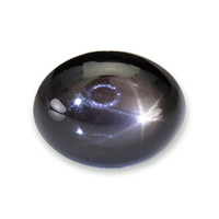 1.58 Ct. Black Star Sapphire from Ceylon (Sri Lanka) Video