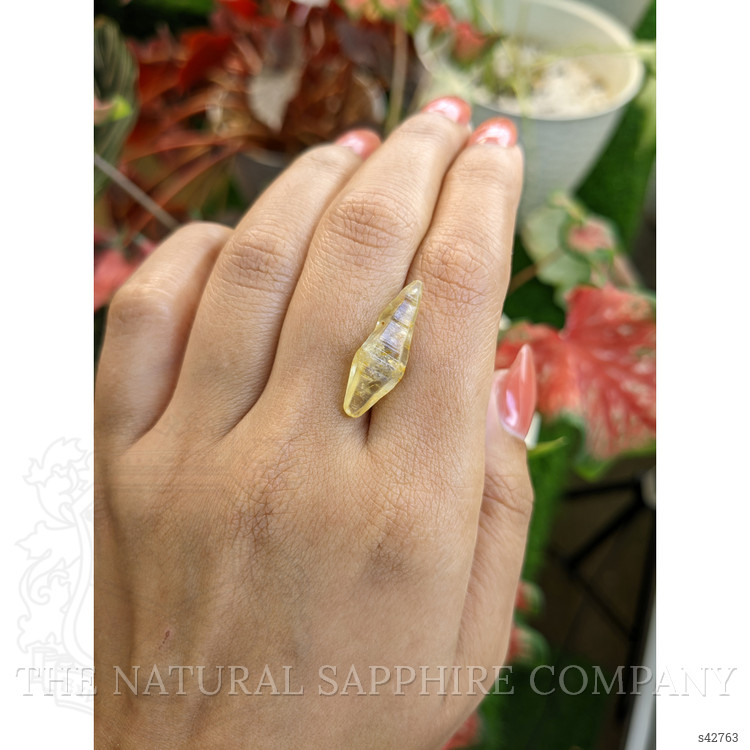 8.85 Ct. Yellow Sapphire from Ceylon (Sri Lanka)