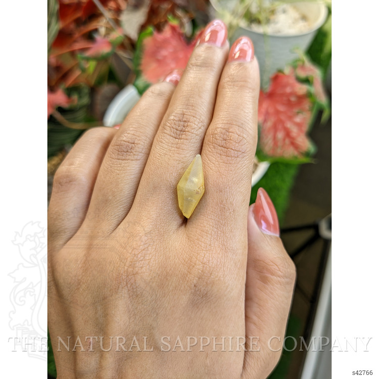 7.70 Ct. Yellow Sapphire from Ceylon (Sri Lanka)