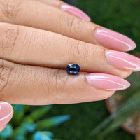 0.56 Ct. Blue Sapphire from Tanzania Life Style