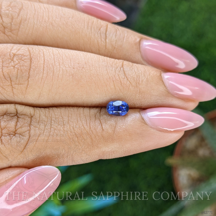 0.67 Ct. Blue Sapphire from Tanzania