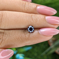 0.78 Ct. Blue Sapphire from Tanzania Life Style