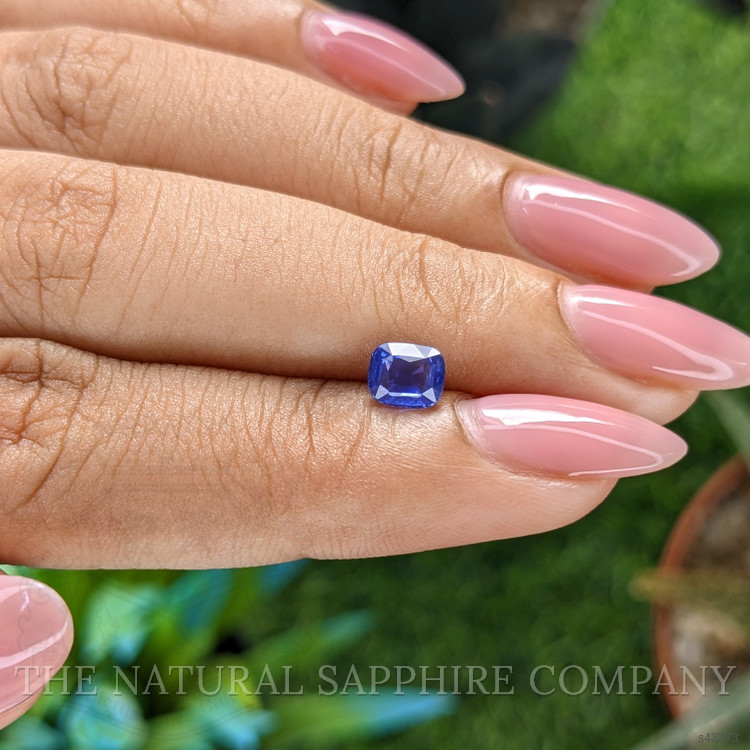 0.78 Ct. Blue Sapphire from Tanzania