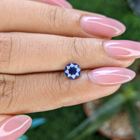 1.05 Ct. Blue Sapphire from Tanzania Life Style