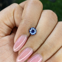 1.05 Ct. Blue Sapphire from Tanzania Life Style